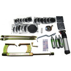 KIT114: Complete Motorcycle Tyre Repair Kit For Tubed Motorcycles  With Beadbreaker and 300mm Levers